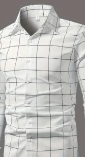 white shirt with strip