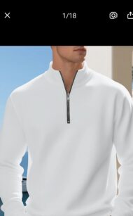 coller jumper with zip